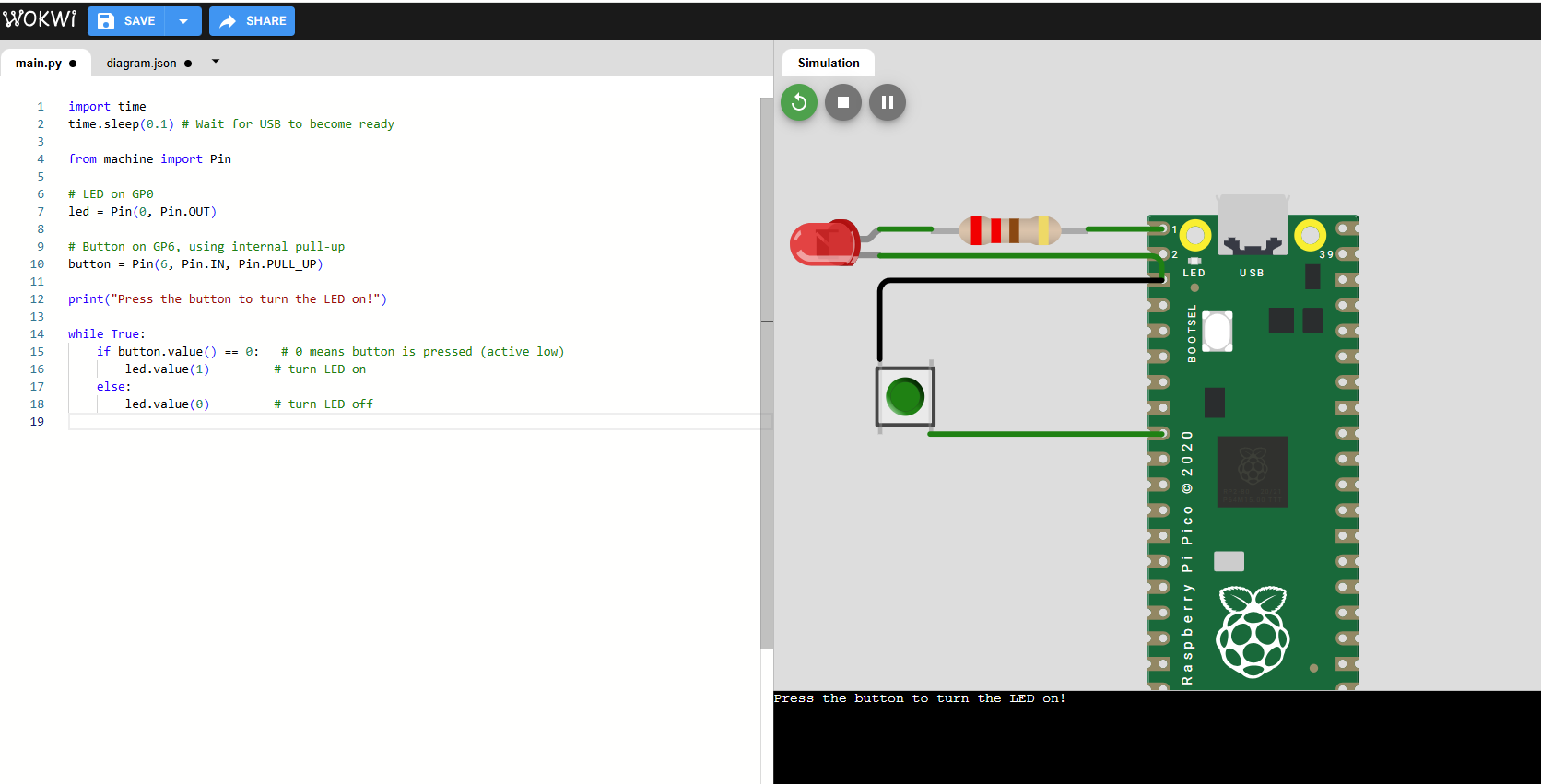 simulation blocks